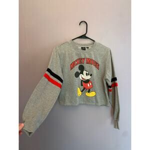 Disney Mickey Mouse cropped sweatshirt Size Small women / teen